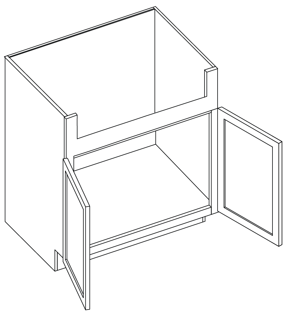 Sink Base – Shaker Cabinet Supply INC